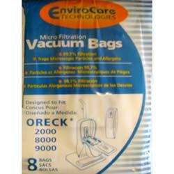 Oreck Vacuum Bags Models 2000, 8000, 9000 Micro Filtration