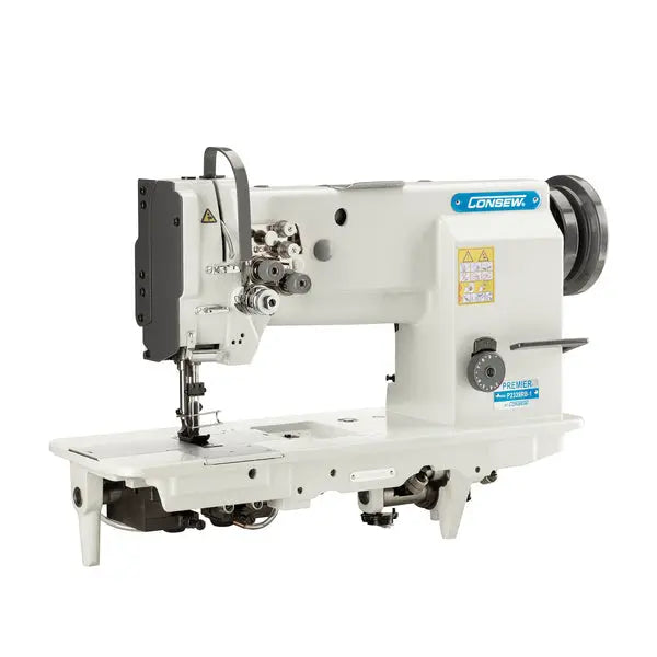 Consew Premier 2339RB sewing machine with assembled table and servo motor