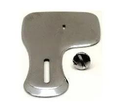 Cover plate P60402 for darning, chrome metal, generic sewing machine accessory