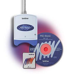 Brother PED-Basic Embroidery Software w/ card & writer box