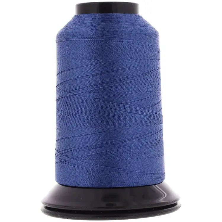 Floriani Polyester Embroidery Thread spool in dusty navy, 1,100 yd