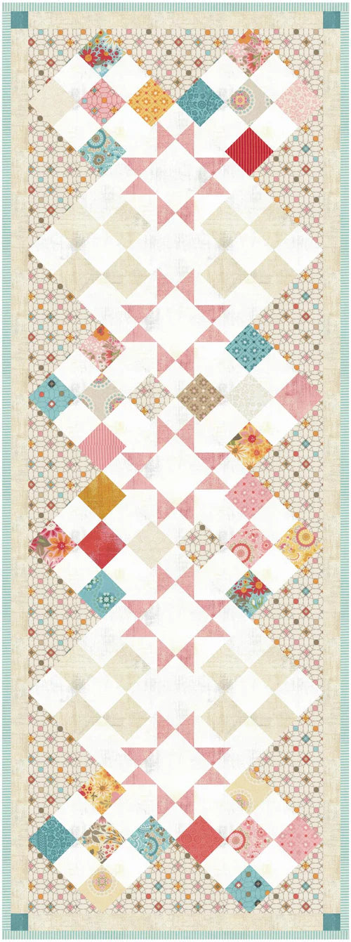 Moda Fabrics Gather Around Tablerunner Kit 19.5 x 53.5 in