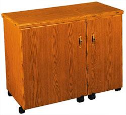 Perfexion PXD650 Oak Duo Credenza with Pneumatic Lift - Sewingmachinesplus.com
