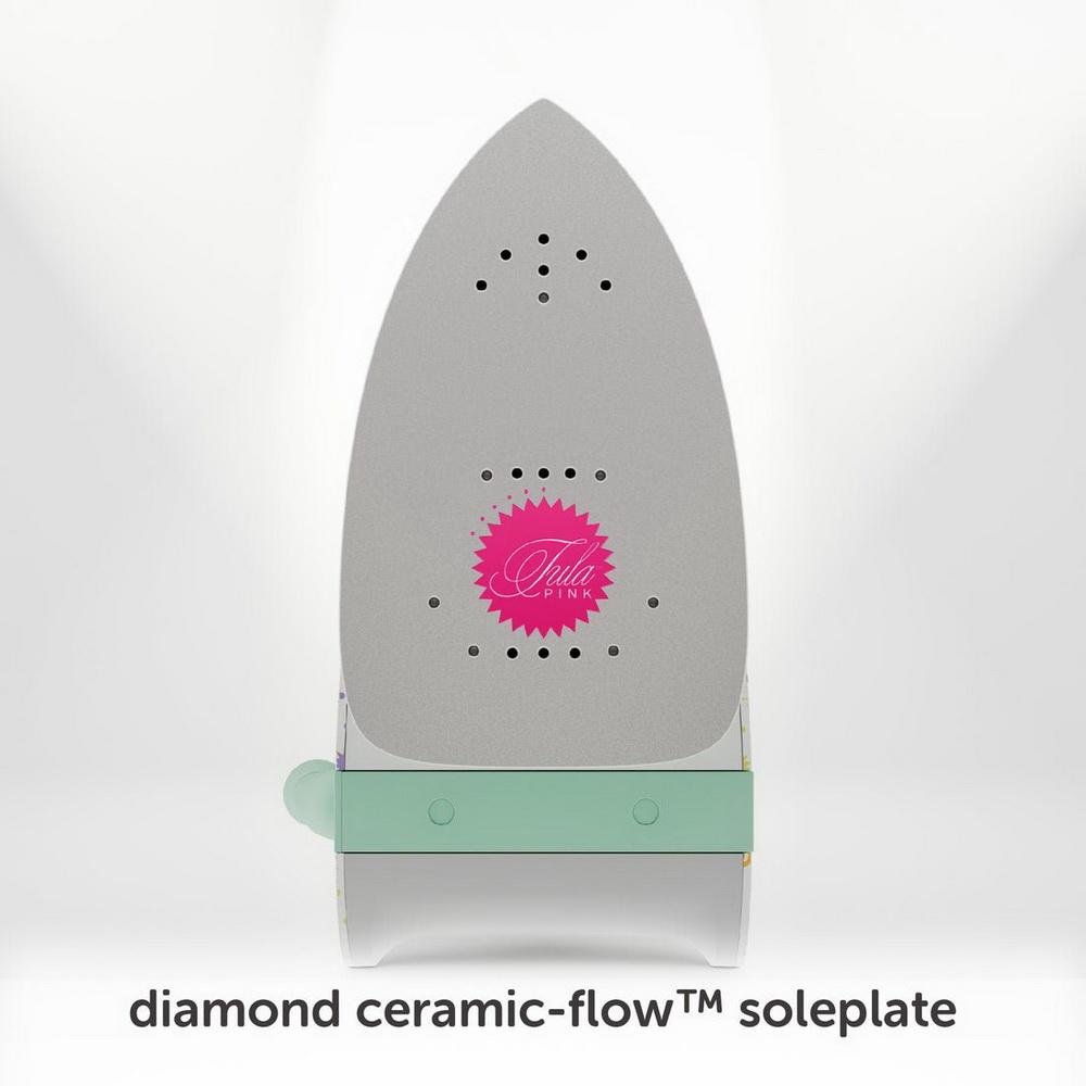 Tula Pink x Oliso M3Pro Mini Project Iron with Trivet