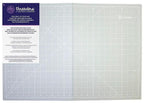Crafters Companion Threaders A2 cutting mat with light gray grid and rulers