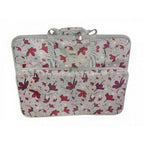 Tutto X - Large Embroidery Project Bag Daisies - Gray - Sewingmachinesplus.com