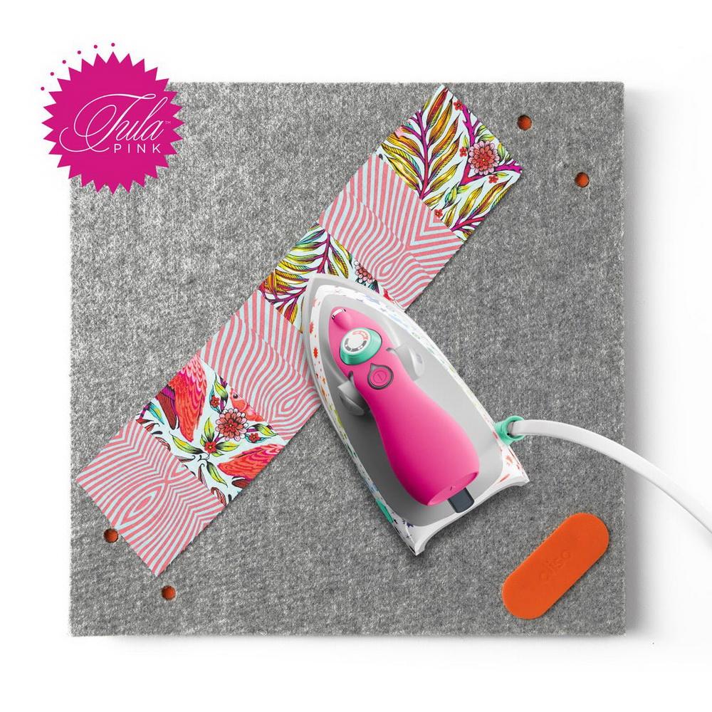 Tula Pink x Oliso M3Pro Mini Project Iron with Trivet