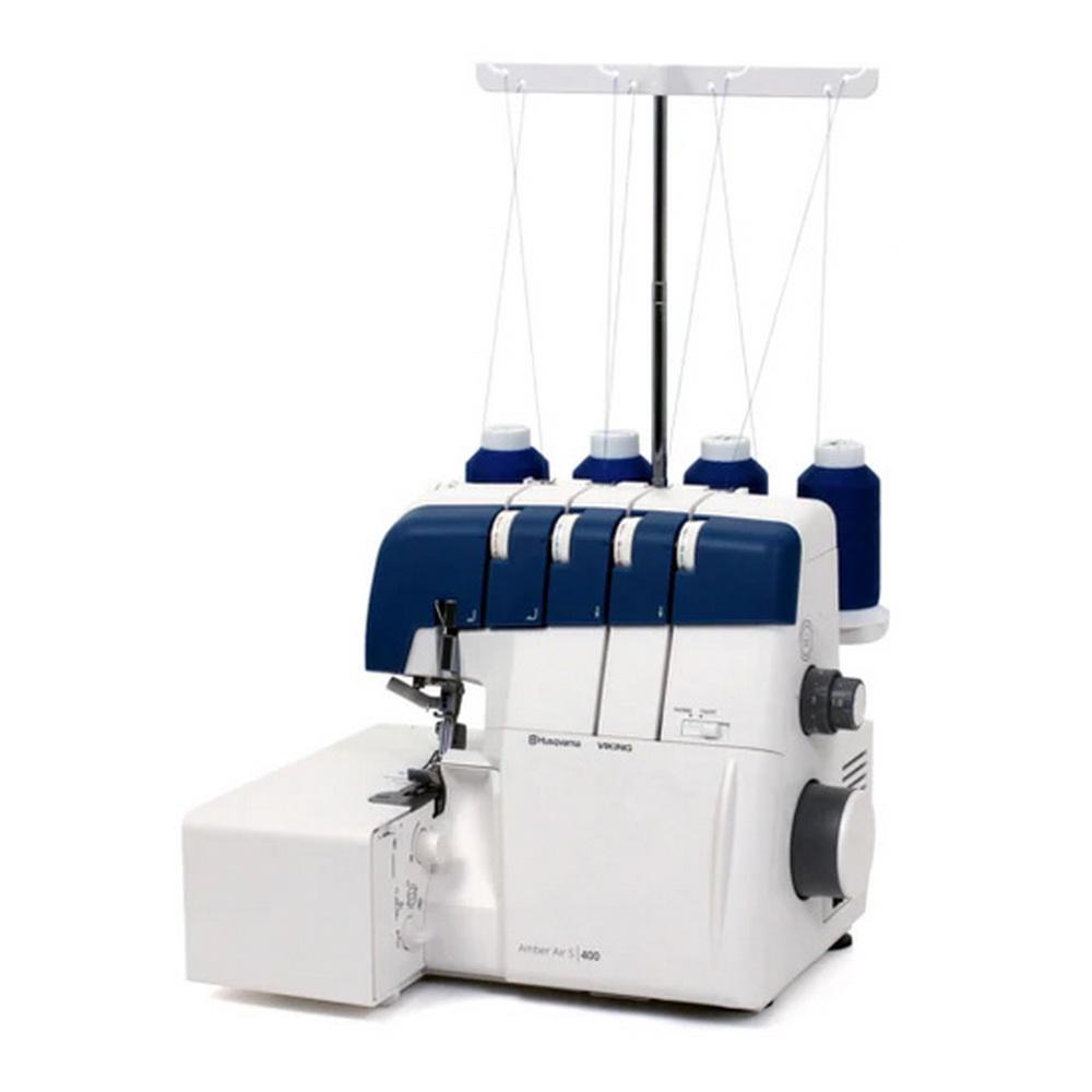 Husqvarna Viking Amber Air S400 Overlocker - Sewingmachinesplus.com