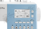 Sewing machine Pfaff Smarter C1100 Pro in light blue with LCD display and controls
