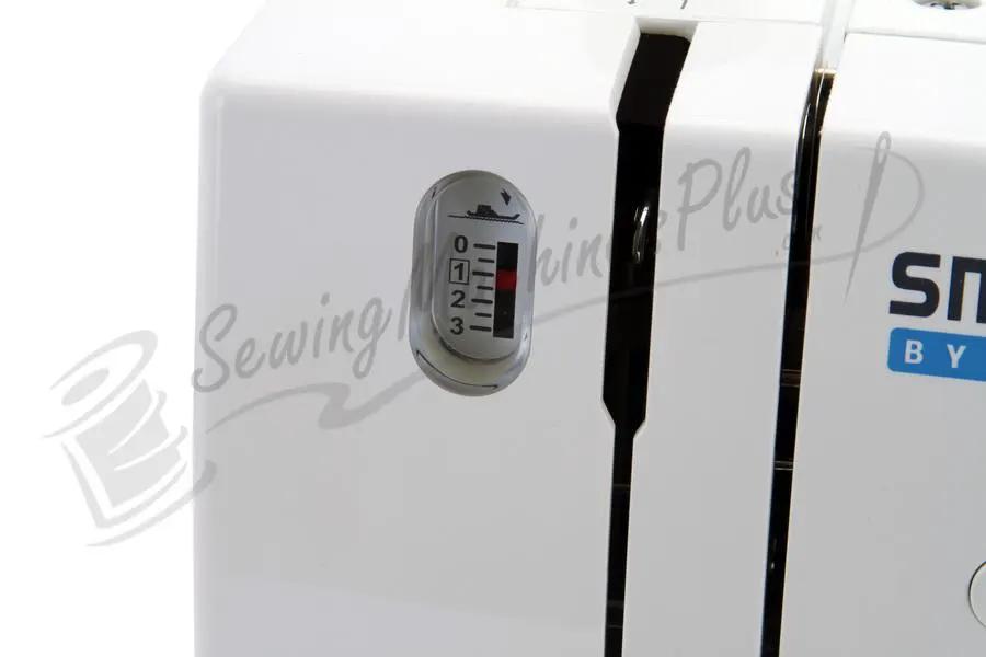 Pfaff Smarter C1100 Pro sewing and quilting machine, white.