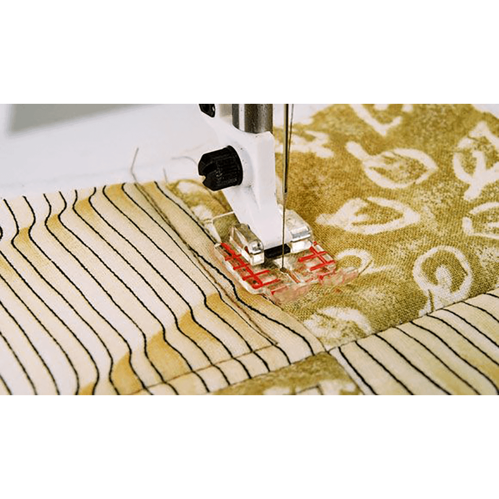 Viking Clear 1/4in. Piecing Foot w/ Guide 4129274 - 45 - Sewingmachinesplus.com