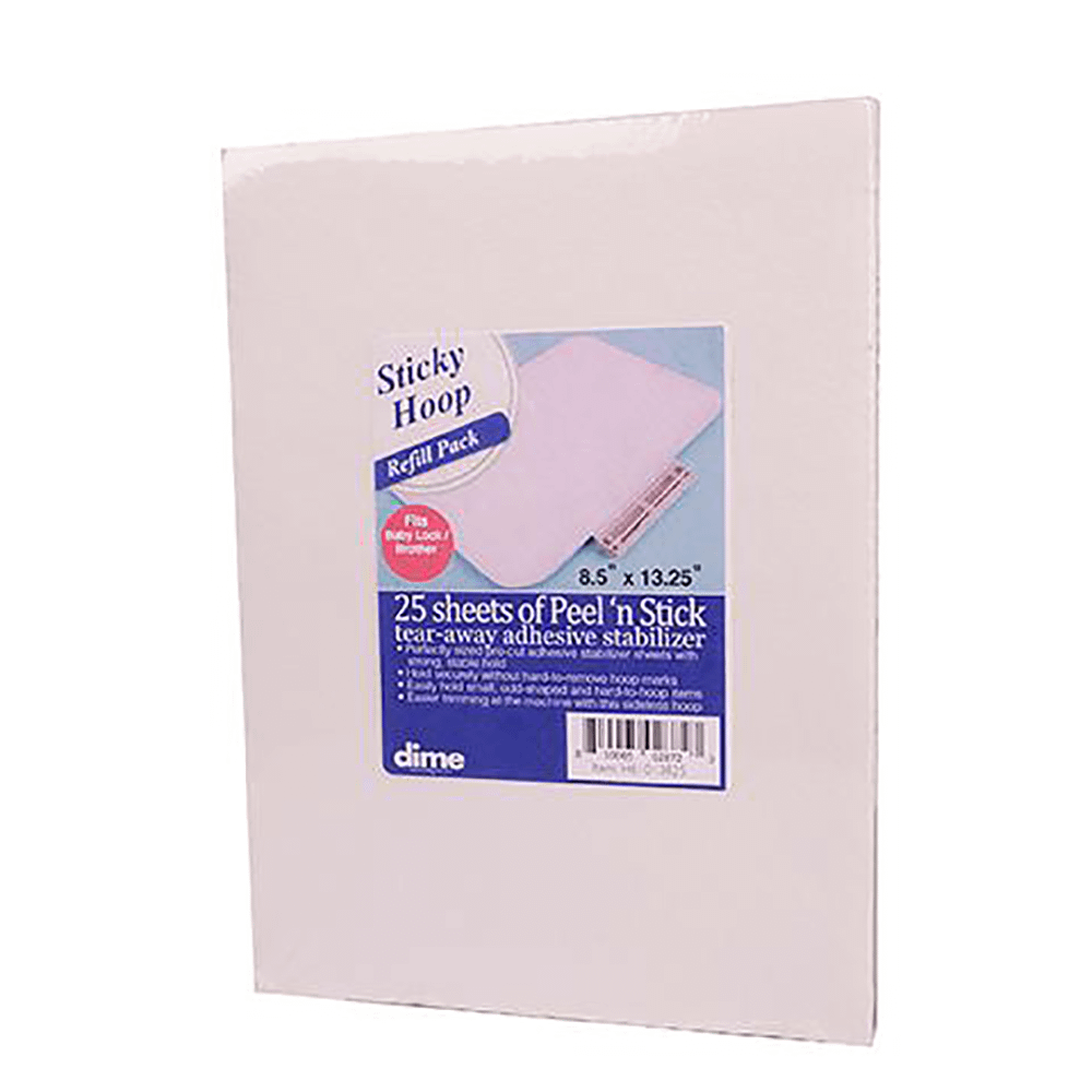 DIME Peel n Stick 7.75in  x 12.25in or Sticky Hoop 145mm x 255mm