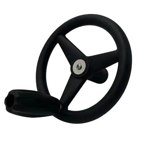 Handwheel kit for King Quilter II Elite 16, black wheel with handle