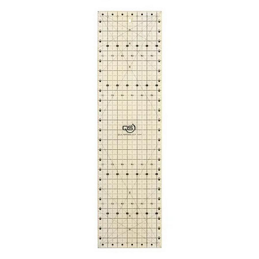 Quilters Select 6.5in x 24in Non - Slip Ruler (QS - RUL6.5X24) - Sewingmachinesplus.com