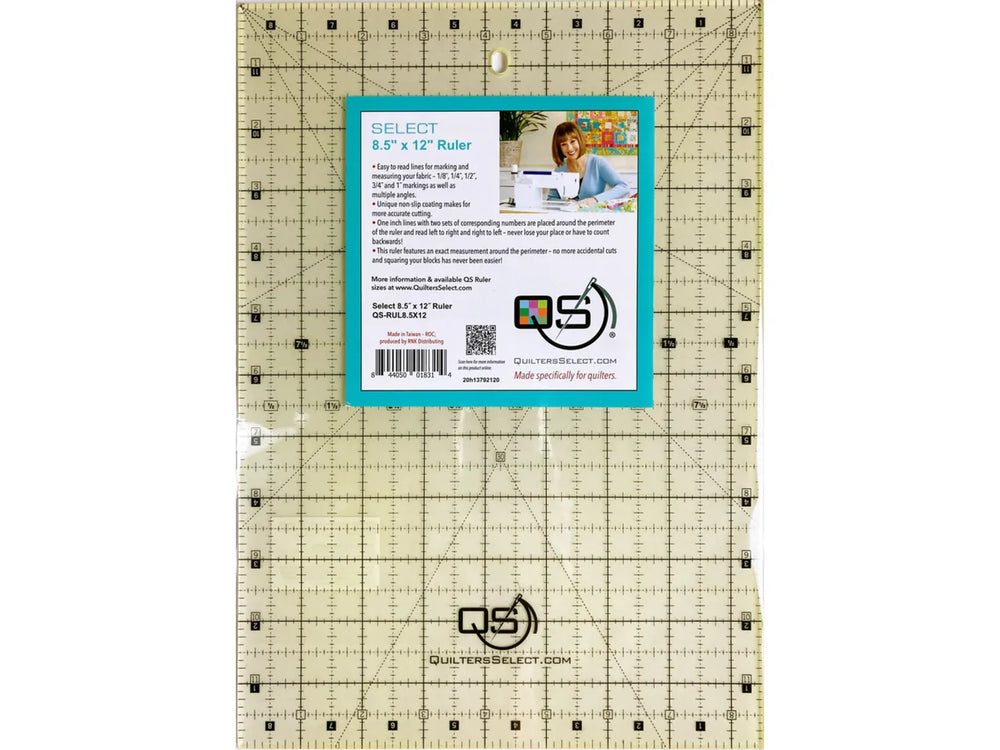 Quilters Select Ruler 8.5” x 12”