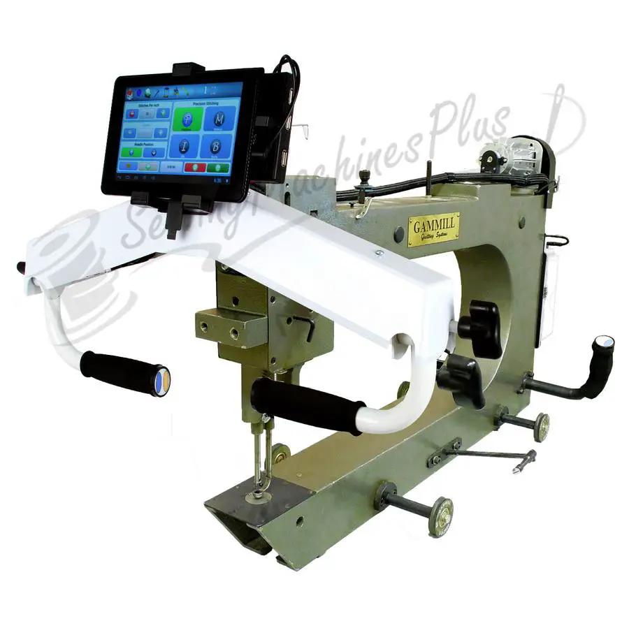 Perfect Stitch Regulator for Gammill long-arm quilting machines by Quilt-EZ, white regulator with touchscreen control.