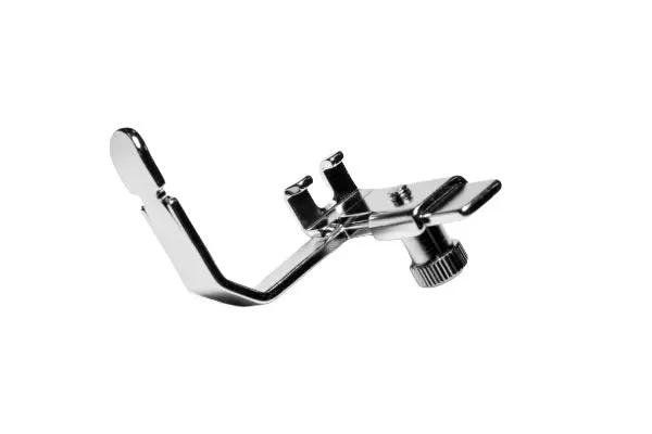 Adjustable Zipper Foot by Handi Quilter; metal presser foot for HQ Stitch 510 sewing machines.