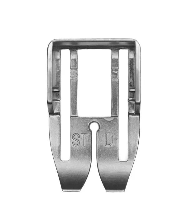 Dual Feed 1/4 in seam presser foot, metal sewing machine accessory