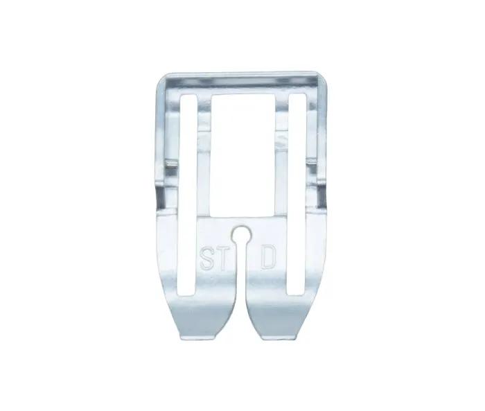 Handi Quilter Dual Feed Straight Stitch presser foot, metal silver, HQ Stitch 710 compatible