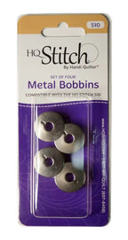 Handi Quilter HQ Stitch metal bobbins, set of four for Stitch 510 L Style