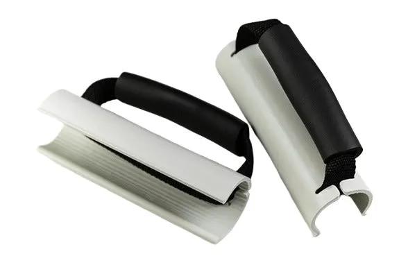 Easy Grasp Quilt Clamps Loft, set of 2, white plastic with black grips