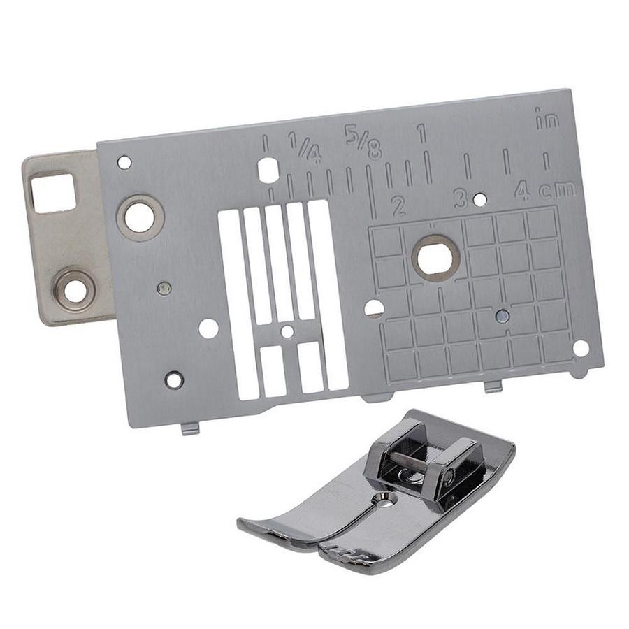 Baby Lock Straight Stitch Needle Plate and Presser Foot - Sewingmachinesplus.com