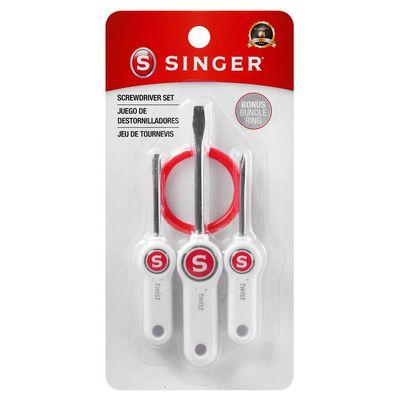 Screwdriver Set 3pc Singer - Sewingmachinesplus.com