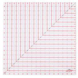 The Cutting Edge Ruler - 16-1/2" x 16-1/2"