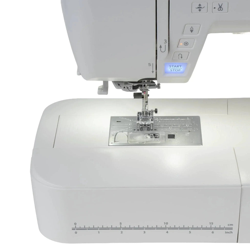 Janome Skyline 8 Sewing & Quilting Machine, white, computerized