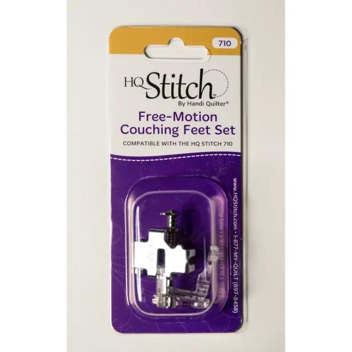 Free-Motion Couching Foot Set for HQ Stitch 710, Handi Quilter, purple packaging