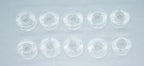 Plastic bobbins set of 10, clear; Handi Quilter HQ Stitch compatible