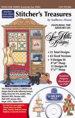 Stitchers Treasures Machine Cross-Stitch Embroidery Designs