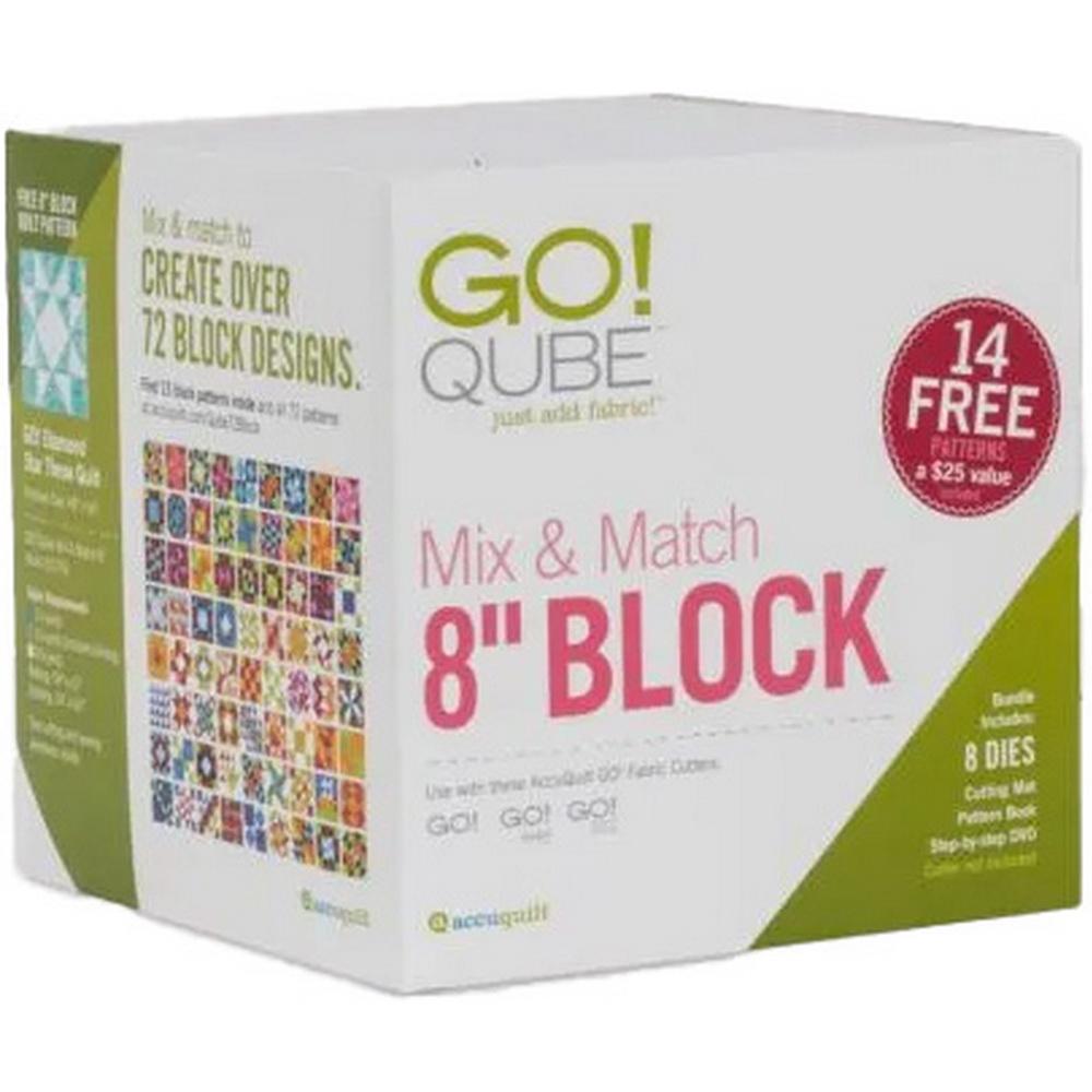 GO! Qube Mix & Match 8in Block - Sewingmachinesplus.com