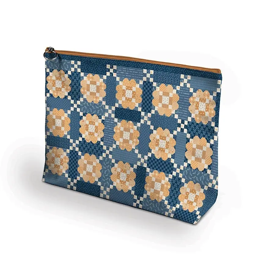 Riley Blake Lori Holt Denim & Daisy Vinyl Project Bag (ST-50847)