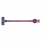 Dyson V6 Motorhead vacuum wand, purple with a flower-shaped motorhead attachment