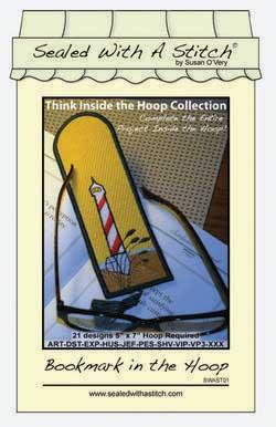 In - the - Hoop Bookmarks Embroidery Designs - Sewingmachinesplus.com