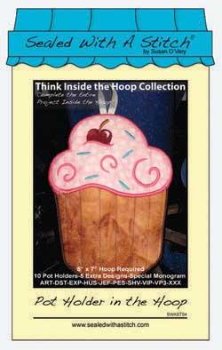 In - the - Hoop Pot Holder Embroidery Designs - Sewingmachinesplus.com