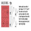 Sariditty Valentine 4pc Ruler Set-High Shank 4.5mm