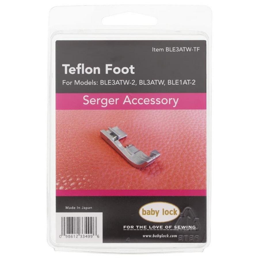Baby Lock Teflon Presser Foot (BLE3ATW) - Sewingmachinesplus.com