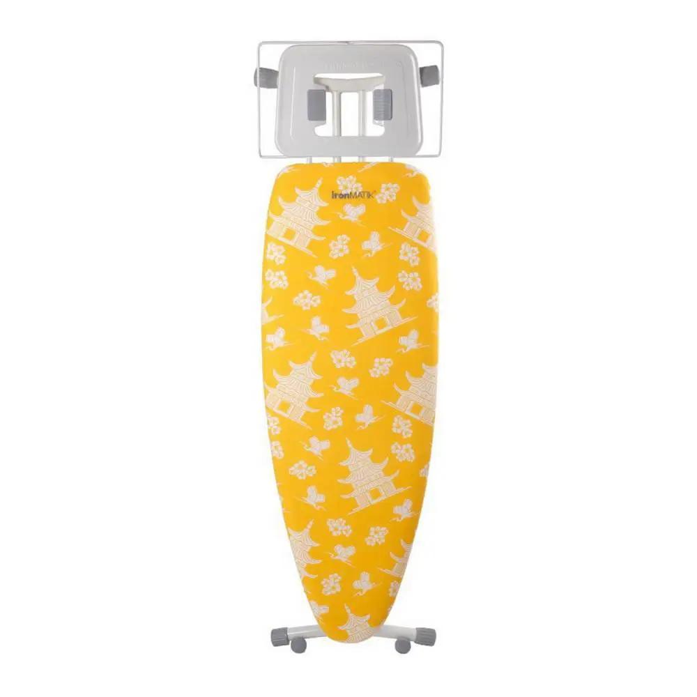 ironMATIK Space Surfer Premium Ironing Board in Pagoda Yellow - Sewingmachinesplus.com