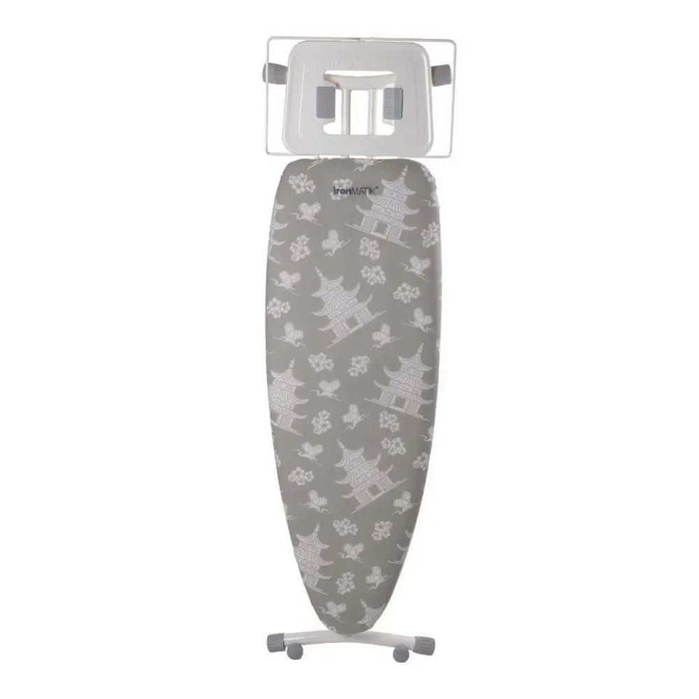 ironMATIK Space Surfer Premium Ironing Board in Pagoda Gray - Sewingmachinesplus.com