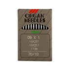 Organ Regular Point Industrial Machine Needles - 70/10 - DBx1, 16x231, 16x257, 1738 - 10/Pack - Sewingmachinesplus.com