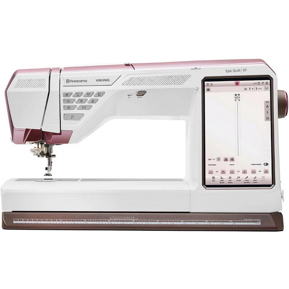 HUSQVARNA VIKING Epic Quilt 97 Sewing Machine & Accessories Bundle