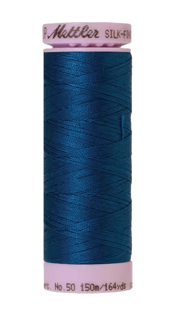 Mettler Silk - Finish 50wt.164 Yards - Color Colonial Blue (9105 - 0024) - Sewingmachinesplus.com