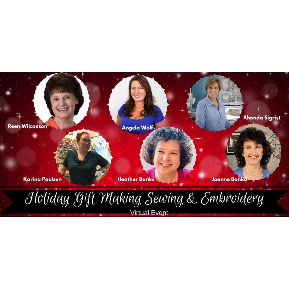 Angela Wolf Academy 2022 Holiday Gift Making Embroidery & Sewing Event - Sewingmachinesplus.com