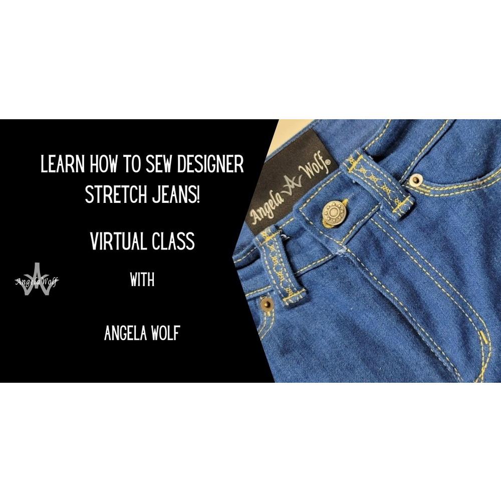 Angela Wolf Academy Sewing Designer Stretch Jeans 2.0 - Sewingmachinesplus.com
