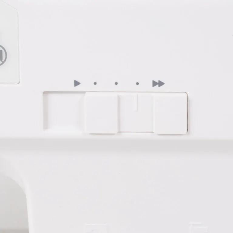 Janome SewSwitch 30 sewing machine, white with front control panel switches