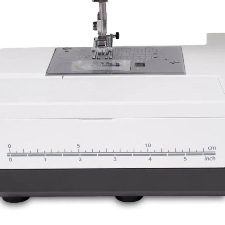 Janome SewSwitch 30 sewing and overlocker combi machine with built-in ruler on the base