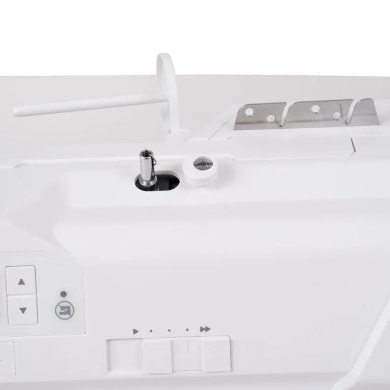 Janome SewSwitch 30 sewing and overlocker combi machine, white body with left-side control panel