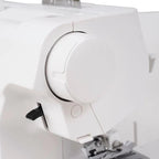 Janome SewSwitch 30 sewing machine control dial on a white body